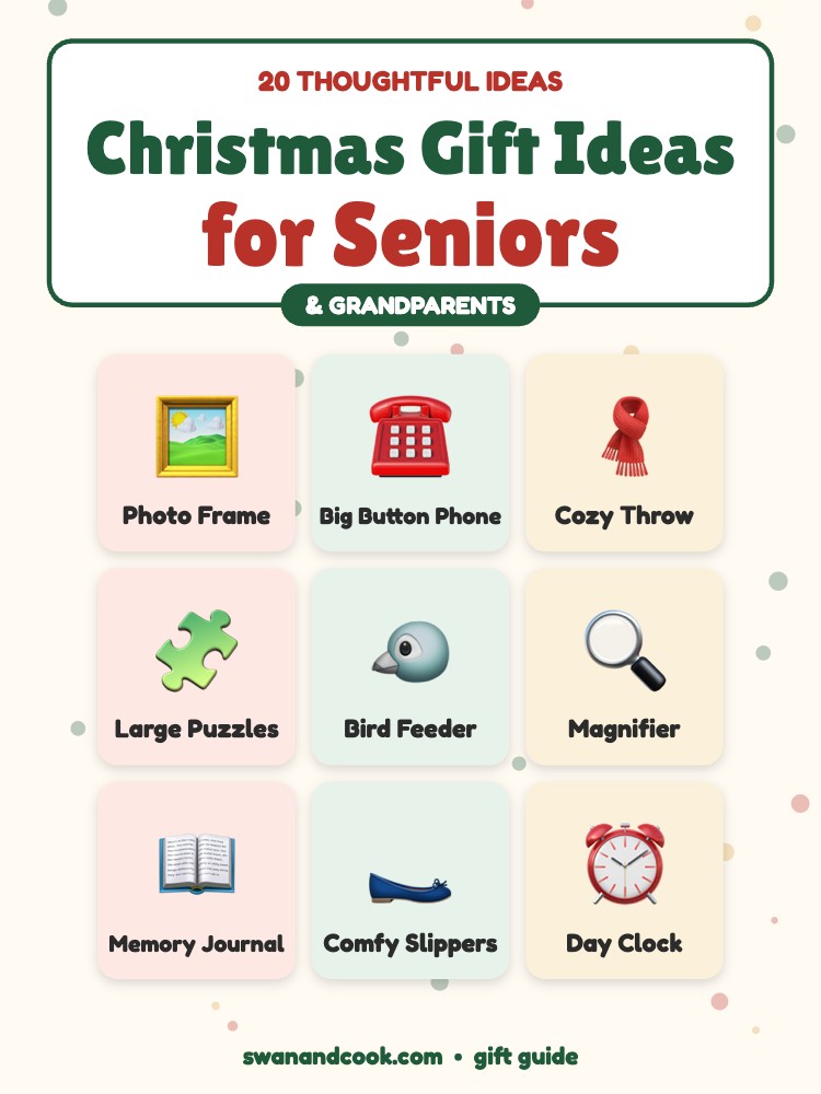 20 Thoughtful Christmas Gift Ideas for Seniors & Grandparents