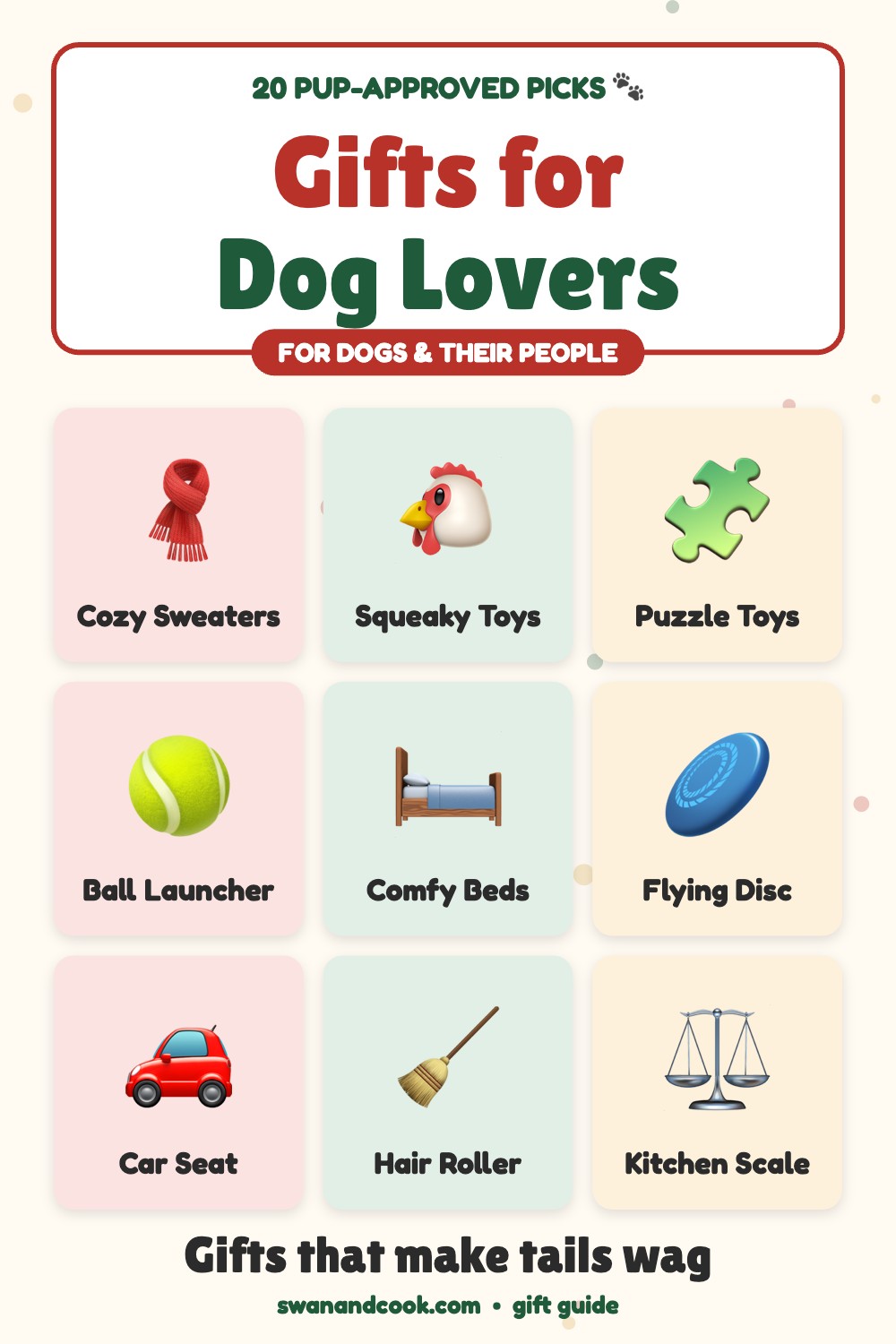 20 Christmas gifts for dog lovers and their pups: sweaters, toys, beds and dog mom must-haves from Swan and Cook